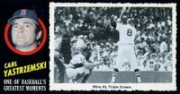 1971 Topps Greatest Moments #40 Carl Yastrzemski Baseball Card