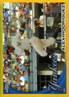 2010 Topps Chrome #144 Alex Rodriguez Gold Refractor Baseball Card