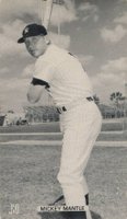 1960 J.D. McCarthy Postcards # Mickey Mantle Baseball Card