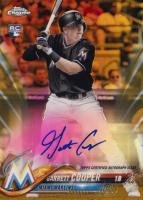 2018 Topps Chrome Rookie Autograph #RA-GC Garrett Cooper Gold Refractor Baseball Card