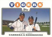 2008 Topps #466 Ivan Rodriguez/Miguel Cabrera Baseball Card