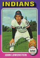 1975 Topps Mini #424 John Lowenstein Baseball Card