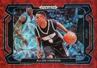 2024 Panini Prizm Draft Picks #33 Allen Iverson Variation-Red Scope Basketball Card