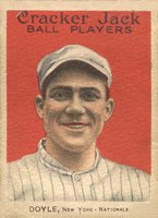 1914 Cracker Jack #4 Larry Doyle Baseball Card