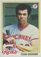1978 Topps #354 Cesar Geronimo Baseball Card
