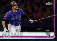 2019 Topps Chrome #124 Nolan Arenado Batting Baseball Card