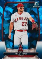 2023 Bowman Chrome Sapphire Edition #89 Mike Trout Baseball Card