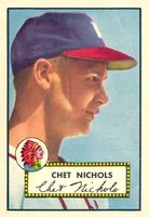 1952 Topps #288 Chet Nichols Baseball Card