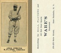 1916 Wares #171 Amos Strunk Baseball Card
