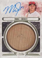 2016 Topps Tier One Bat Knobs Autograph #MTR Mike Trout Baseball Card
