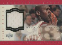 1999 Upper Deck Legends Legendary Jerseys #MJ-J Michael Jordan Basketball Card