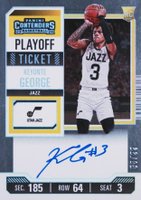 2023 Panini Contenders #144 Keyonte George Autograph-Playoff Basketball Card