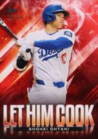 2024 Topps Update Let Him Cook #LHC1 Shohei Ohtani Red Baseball Card