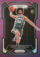 2023 Panini Prizm #131 Andre Jackson Jr. Purple Basketball Card