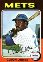 1975 Topps Mini #43 Cleon Jones Baseball Card