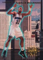 1993 Fleer Tower Of Power #17 Alonzo Mourning Basketball Card