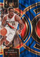 2023 Panini Select #129 Scoot Henderson Blue Flash Basketball Card