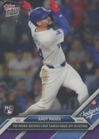 2024 Topps Now #152 Andy Pages Purple Baseball Card