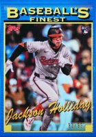 2024 Topps Finest What If 1993 Finest Prototypes #93-25 Jackson Holliday Blue Refractor Baseball Card