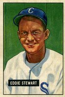 1951 Bowman #159 Eddie Stewart Baseball Card