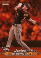 2024 Topps Stadium Club #50 Jackson Merrill Chrome-Orange Refractor Baseball Card