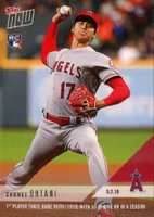2018 Topps Now  #678 Shohei Ohtani Baseball Card