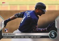 2022 Topps Now #599 Julio Rodriguez Baseball Card