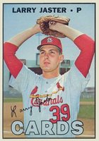1967 Topps #356 Larry Jaster Baseball Card