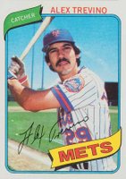 1980 Topps #537 Alex Trevino Baseball Card