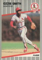 1989 Fleer Glossy #463 Ozzie Smith Baseball Card