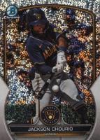 2023 Bowman Draft #BDC156 Jackson Chourio Chrome-Sparkle Baseball Card