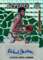 2019 Panini Mosaic Scripts #SCKAJ Kareem Abdul-Jabbar Basketball Card