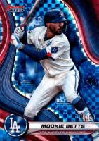 2024 Bowman's Best #35 Mookie Betts Blue X-Fractor Baseball Card