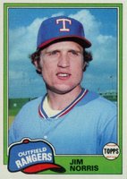 1981 Topps #264 Jim Norris Baseball Card