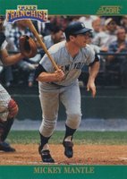 1992 Score The Franchise  #2 Mickey Mantle Baseball Card