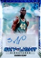 2024 Topps Chrome Sky-Light Signatures #SLSSK Shawn Kemp Purple Geometric Basketball Card