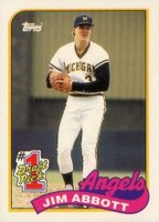 1989 Topps Tiffany #573 Jim Abbott Baseball Card