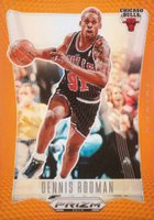 2023 Panini Prizm Deca #265 Dennis Rodman Orange Prizm Basketball Card