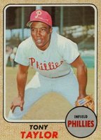 1968 Topps #327 Tony Taylor Baseball Card