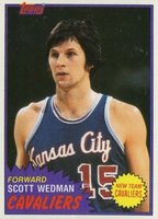 1981 Topps #19 Scott Wedman Basketball Card