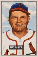 1951 Bowman #230 Max Lanier Baseball Card