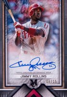 2023 Topps Museum Collection Archival Autographs #AAJRO Jimmy Rollins Amethyst Baseball Card