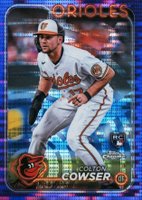 2024 Topps Chrome #278 Colton Cowser Purple Sonar Refractor Baseball Card