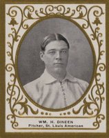 1909 Ramly # Bill Dineen Oval Frame-Correct spell Dinneen Baseball Card