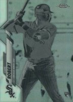 2020 Topps Chrome #60 Luis Robert Negative Refractor Baseball Card