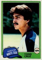 1981 Topps #571 Todd Cruz Baseball Card