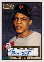2001 Topps Team Topps Legends Autograph #TT1R Willie Mays Baseball Card