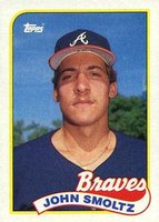 1989 Topps #382 John Smoltz Baseball Card