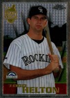 1996 Topps Chrome #13 Todd Helton Baseball Card