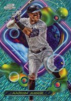 2023 Topps Cosmic Chrome #62 Aaron Judge Aqua Equinox Baseball Card